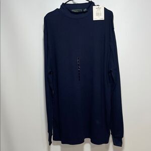 Croft & Barrow Navy Long Sleeve Tee